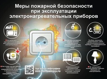 С целью предупреждения пожаров в ваших домах МЧС напоминает